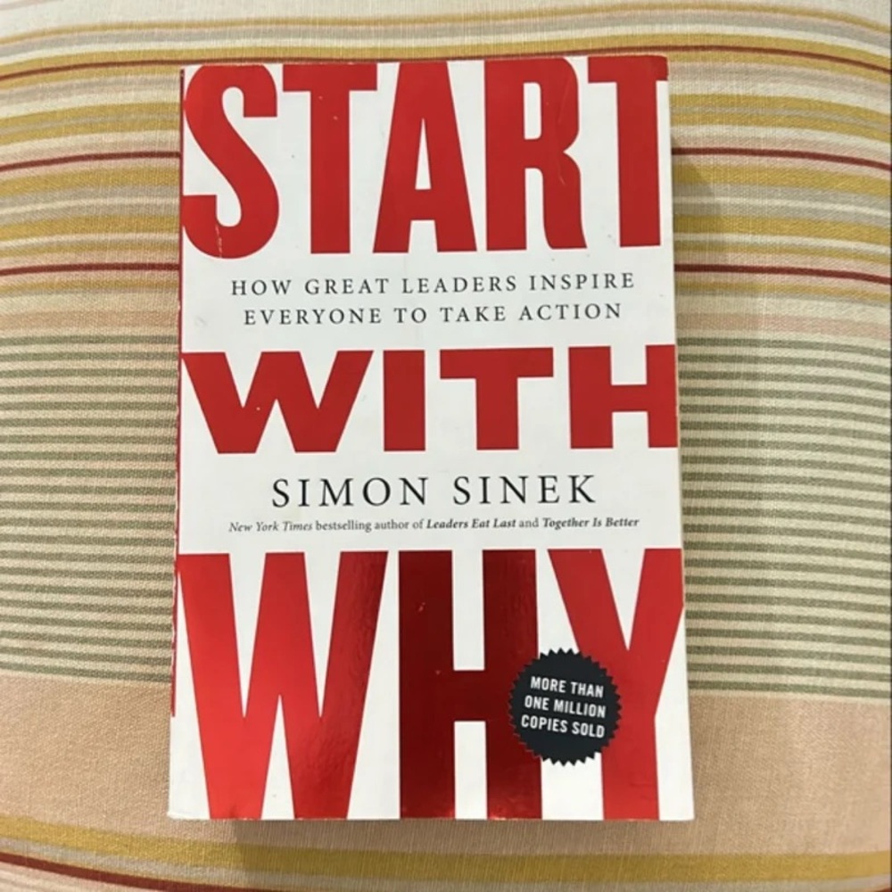 Start With Why Simon Sinek Leadership Business Paperback Personal Development
